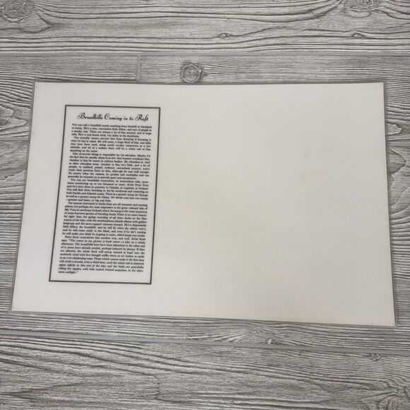 Peter Scott Waterfowl Laminated Placemats Lot Of 6 Vintage 1953 Ducks Geese - Picture 13 of 16